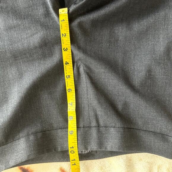 Lafayette 148 - "Menswear" Grey Wool Blend Pants - Picture 5 of 8